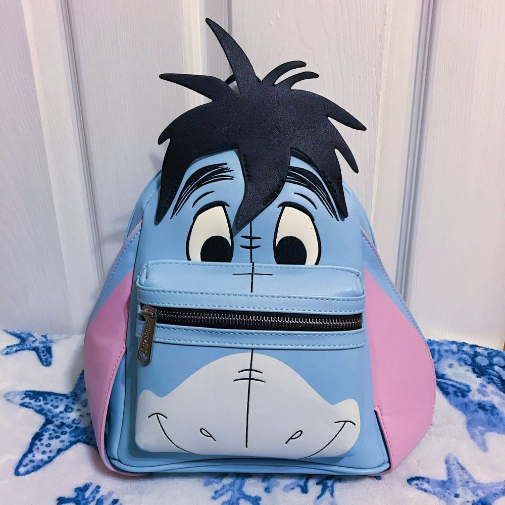 NWT 💙 Loungefly Winnie the Pooh Eeyore Figural Backpack